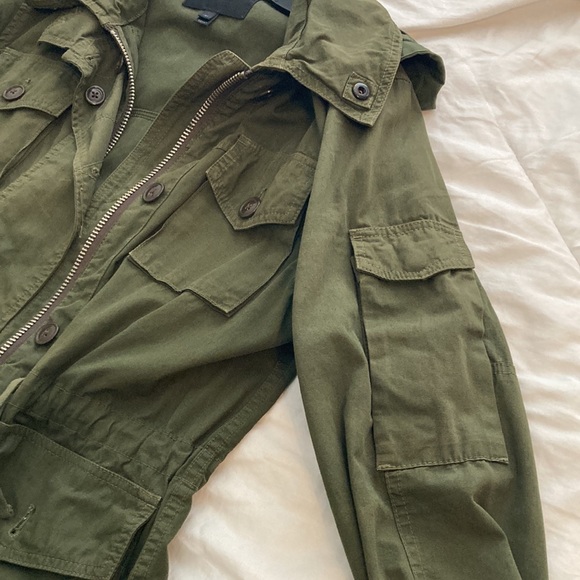 J. Crew Green Army-style Jacket, M - Picture 4 of 14